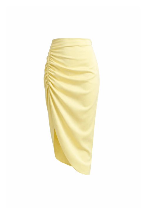 YELLOW MONTE CARLO SKIRT