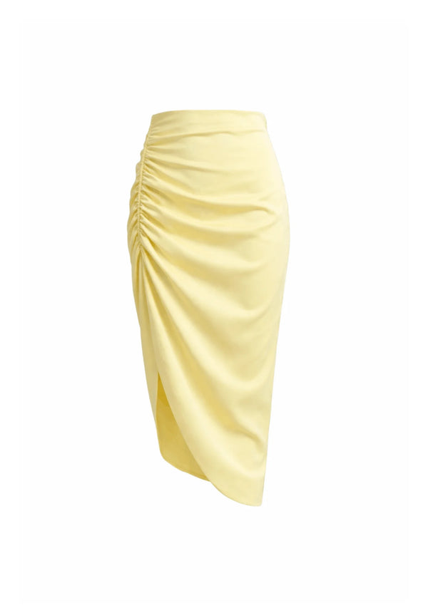 YELLOW MONTE CARLO SKIRT