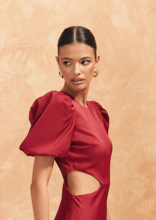 ROBE LOA CERISE