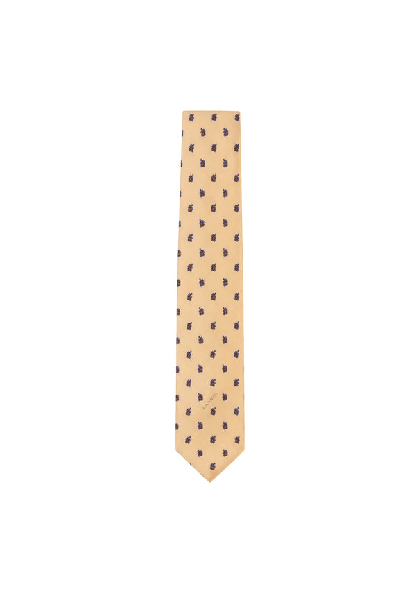 YELLOW PRINTED TIE