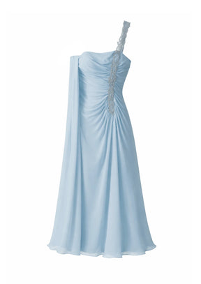 MAXIKLEID MIT EINER SCHULTER