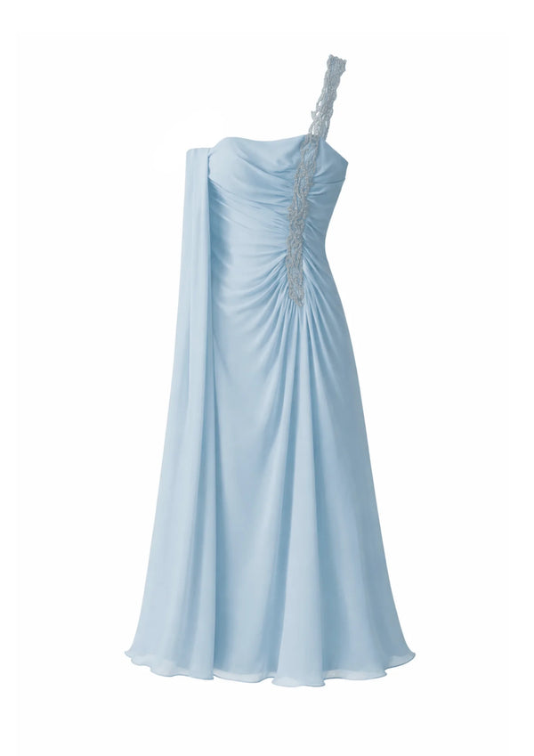 ROBE MAXI À UNE ÉPAULE