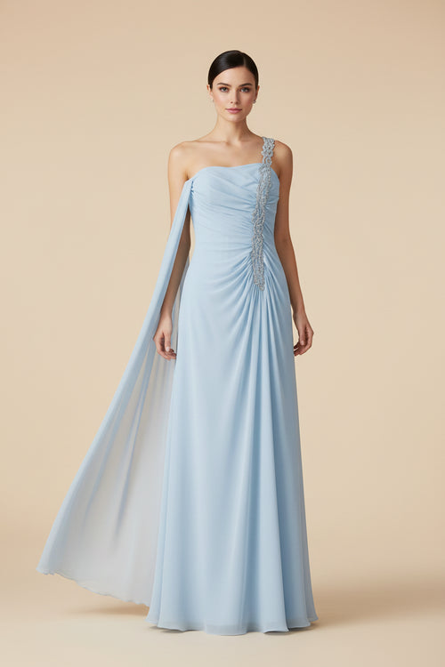 MAXIKLEID MIT EINER SCHULTER