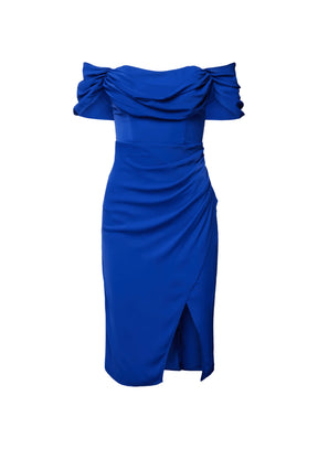 ROYAL BLUE COCKTAIL DRESS