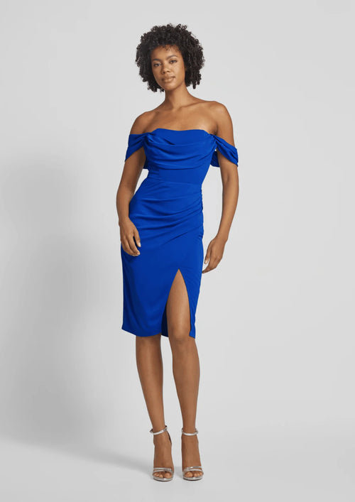 ROYAL BLUE COCKTAIL DRESS