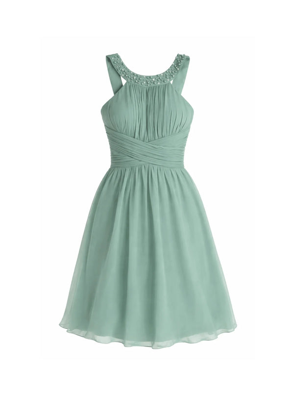 PASTEL GREEN MINI DRESS
