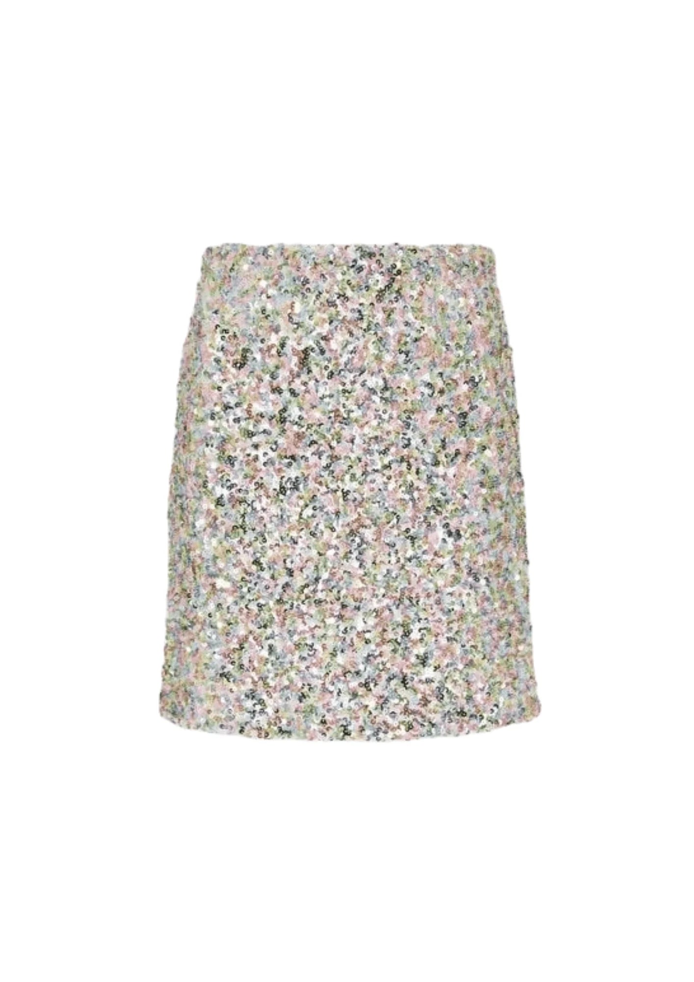 SEQUINED MINI SKIRT