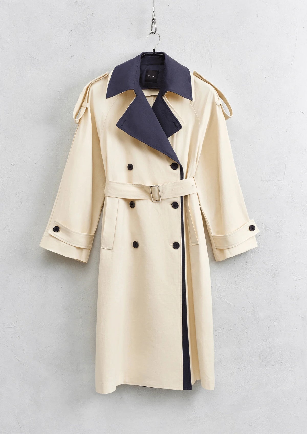 BEIGE TRENCH-COAT