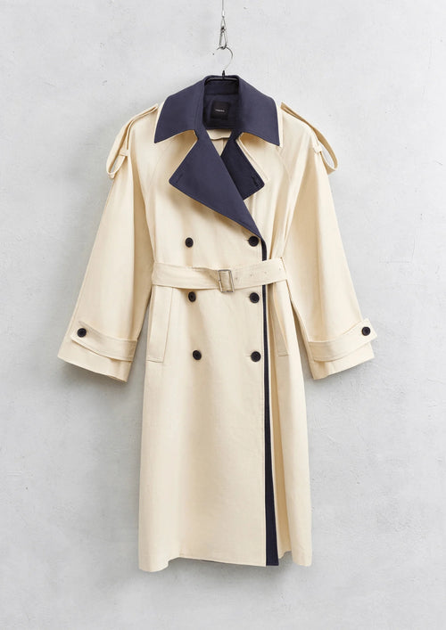 BEIGE TRENCH-COAT