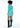 Neon Midi -Kleid mit Drapieren