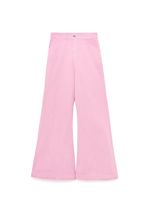 Pink Flared Jeans