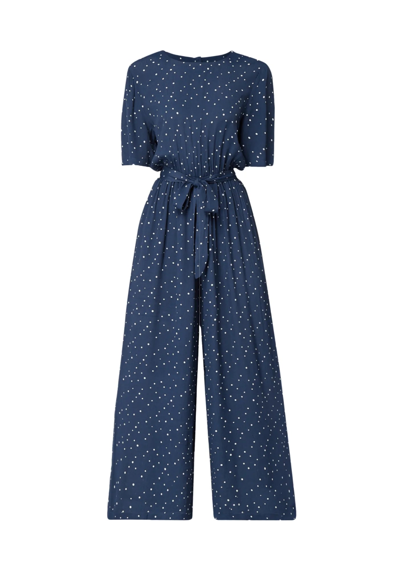 BLUE LIFE POLKA-DOT JUMPSUIT