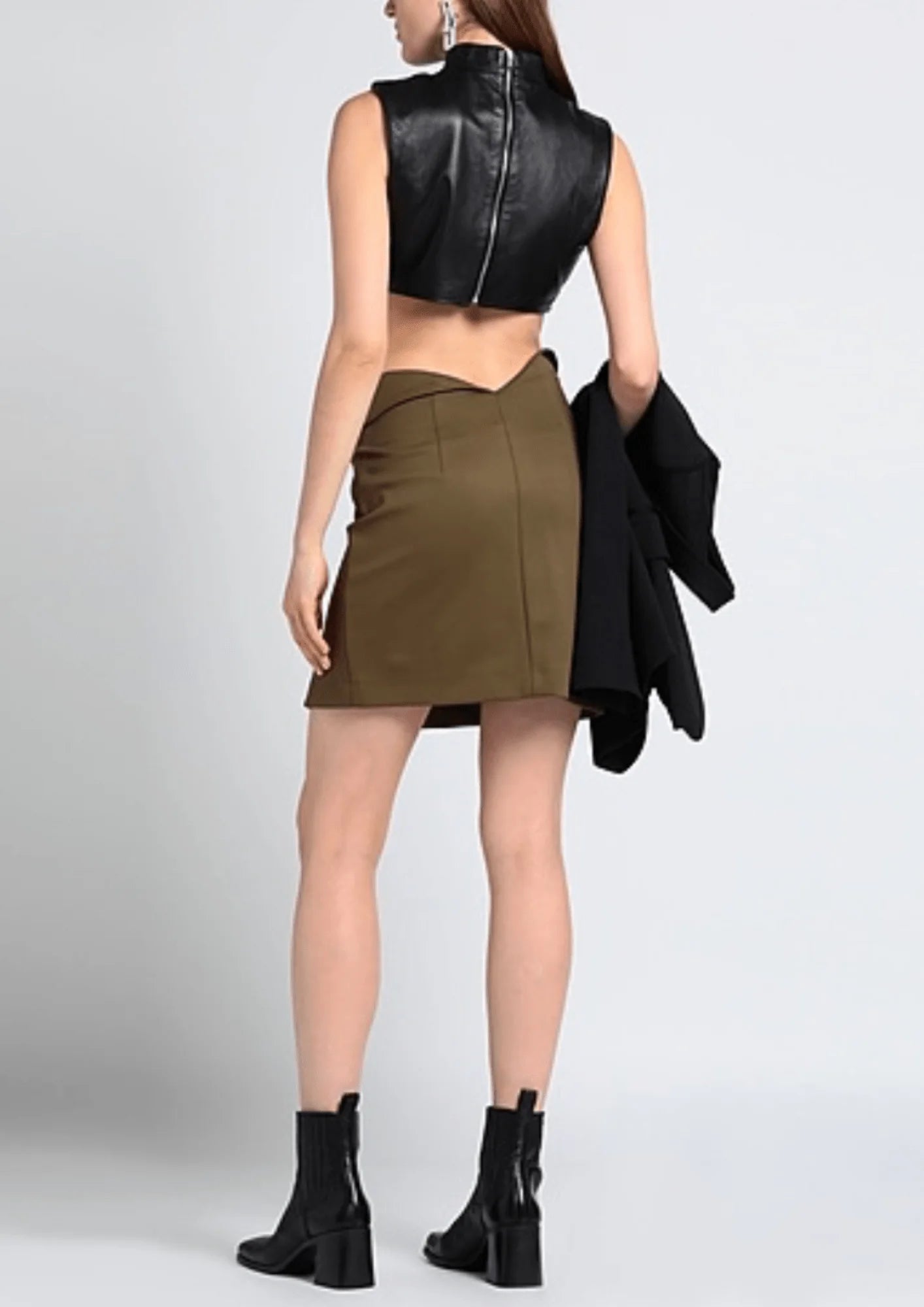 GREEN MILITARY MINI SKIRT – codressing