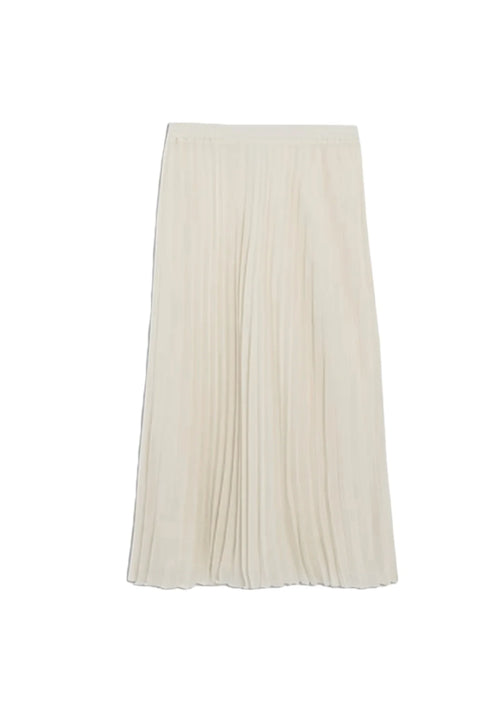 JUPE PLISSÉE MARRON CLAIR