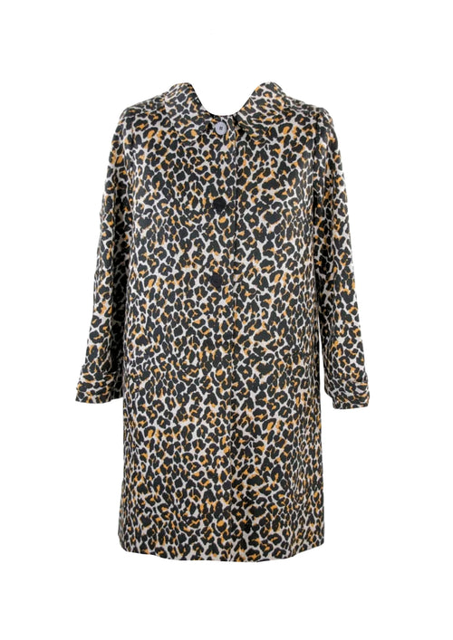 LEOPARD KALAMA TRENCH-COAT