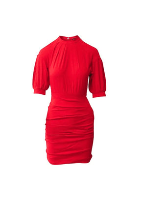 ROXIA DRAPED MINI DRESS