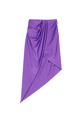 PURPLE ASYMMETRICAL SKIRT