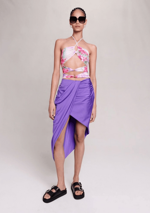 VIOLETTER ASYMMETRISCHER ROCK
