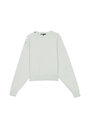 MARLINA SHOULDER-BUTTON SWEATER