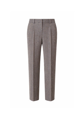 PANTALON PRINCE-DE-GALLES MARRON