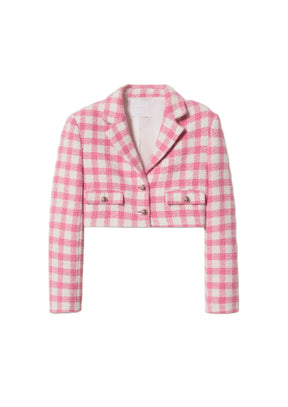 PINKES TWEED-CROP-JACKET