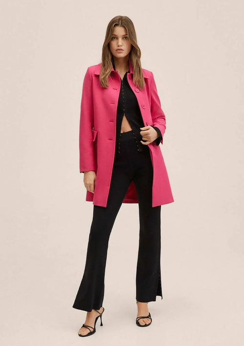 MANTEAU AJUSTÉ ROSE