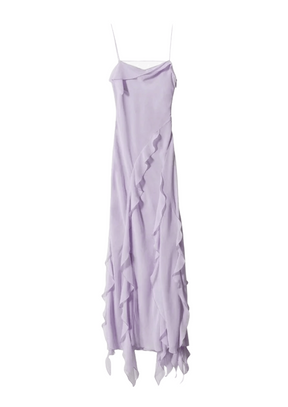 LAVENDER RUFFLED MAXI DRESS