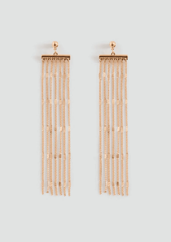 GOLD LONG EARRINGS