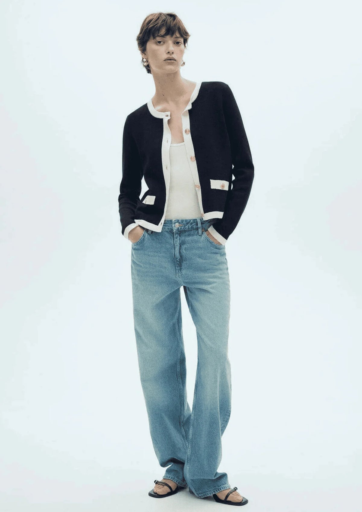 NAVY BLUE CARDIGAN
