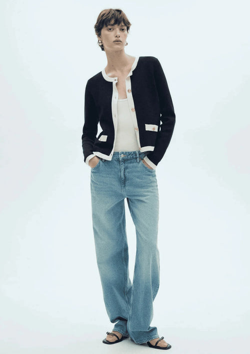 NAVY BLUE CARDIGAN