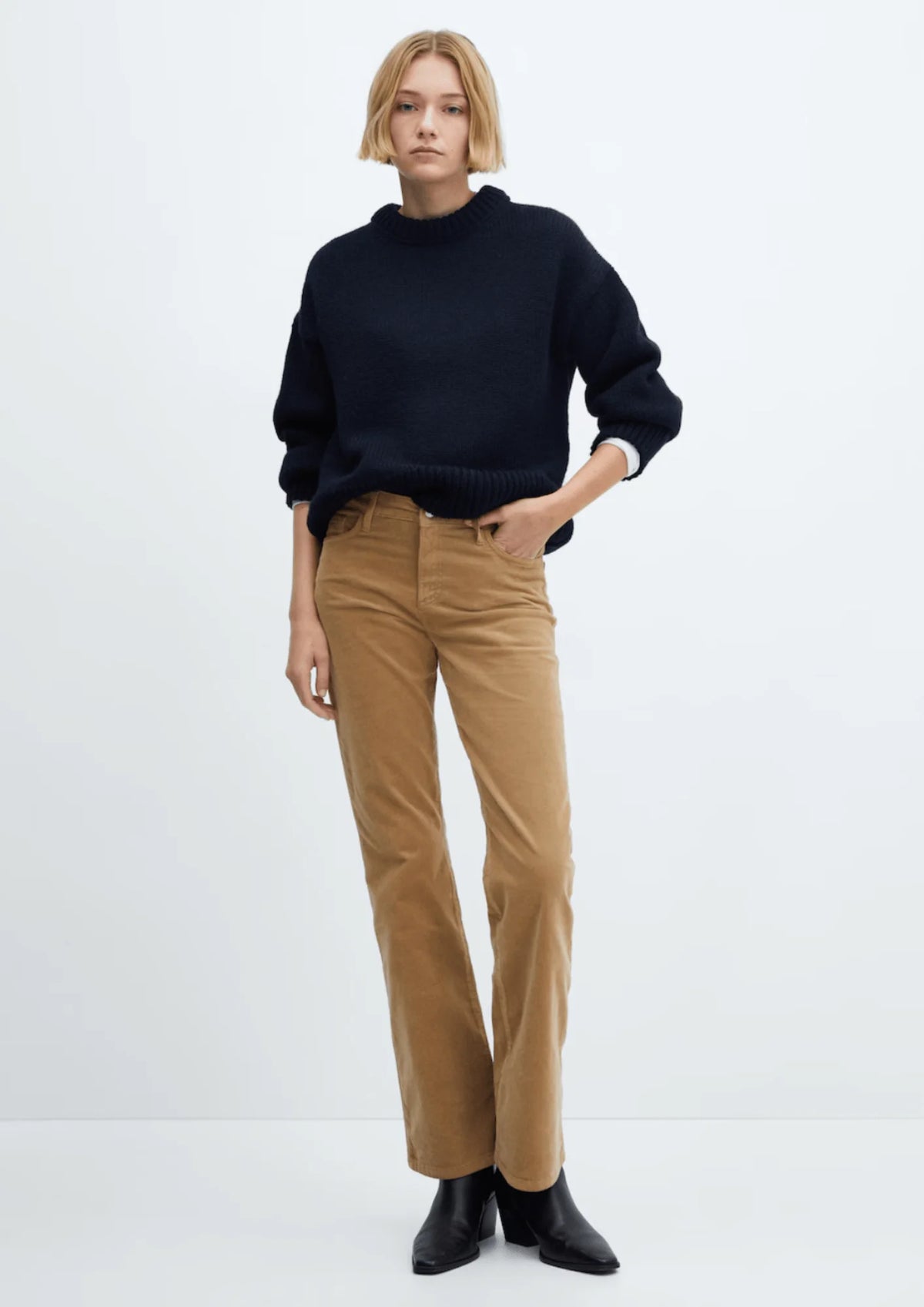 BROWN CORDUROY TROUSERS