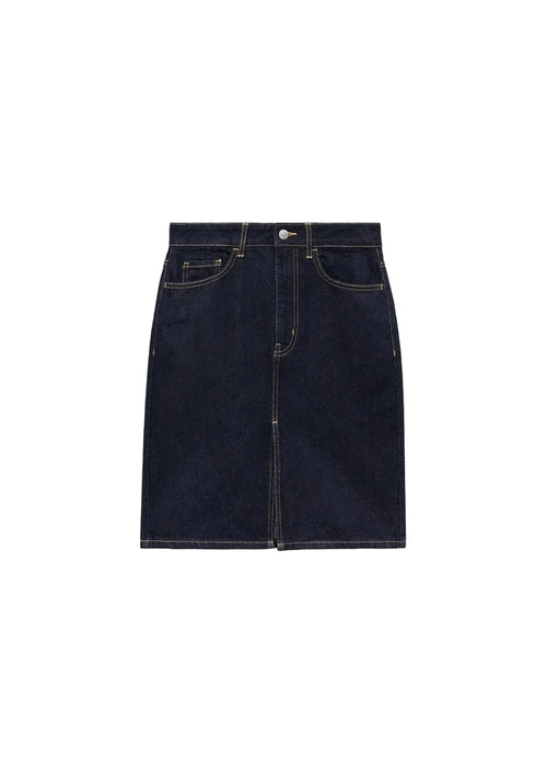 NAVY DENIM SKIRT