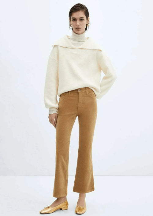 FLARED CORDUROY TROUSERS