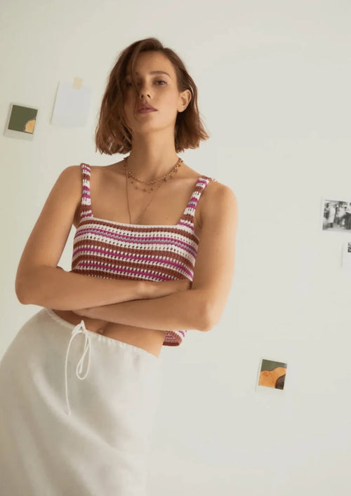 CROCHET CROP TOP