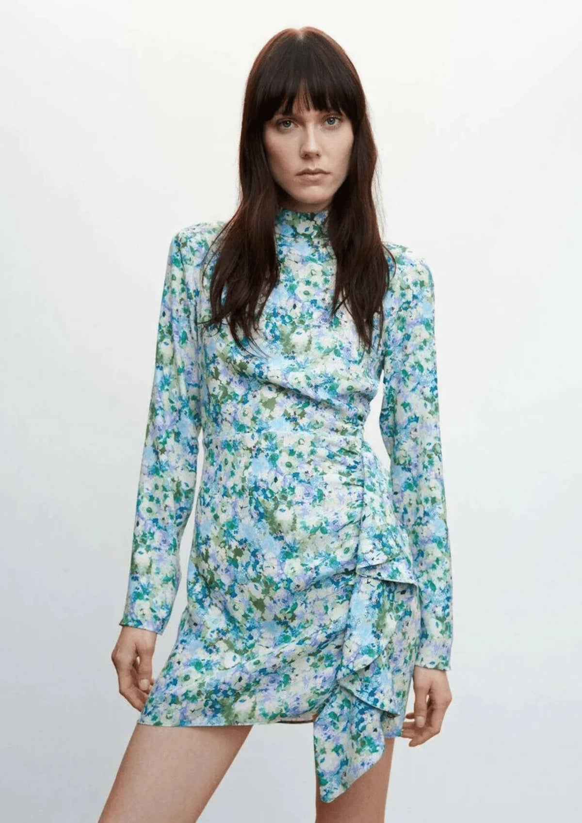 Flocken Blumenkleid