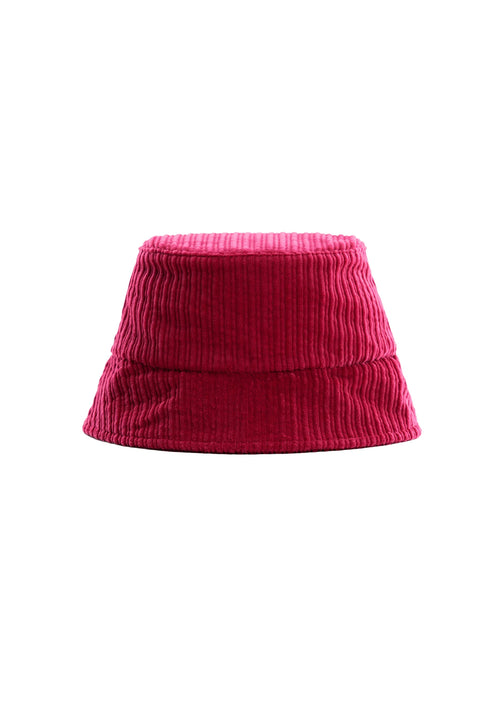 CHAPEAU DE PÊCHEUR EN COTON FUCHSIA