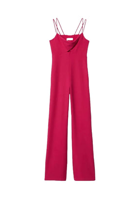 Combinaison de détails de découpe fuchsia