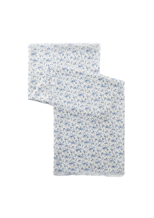 ÉCHARPE À IMPRIMÉ FLEURI BLEU