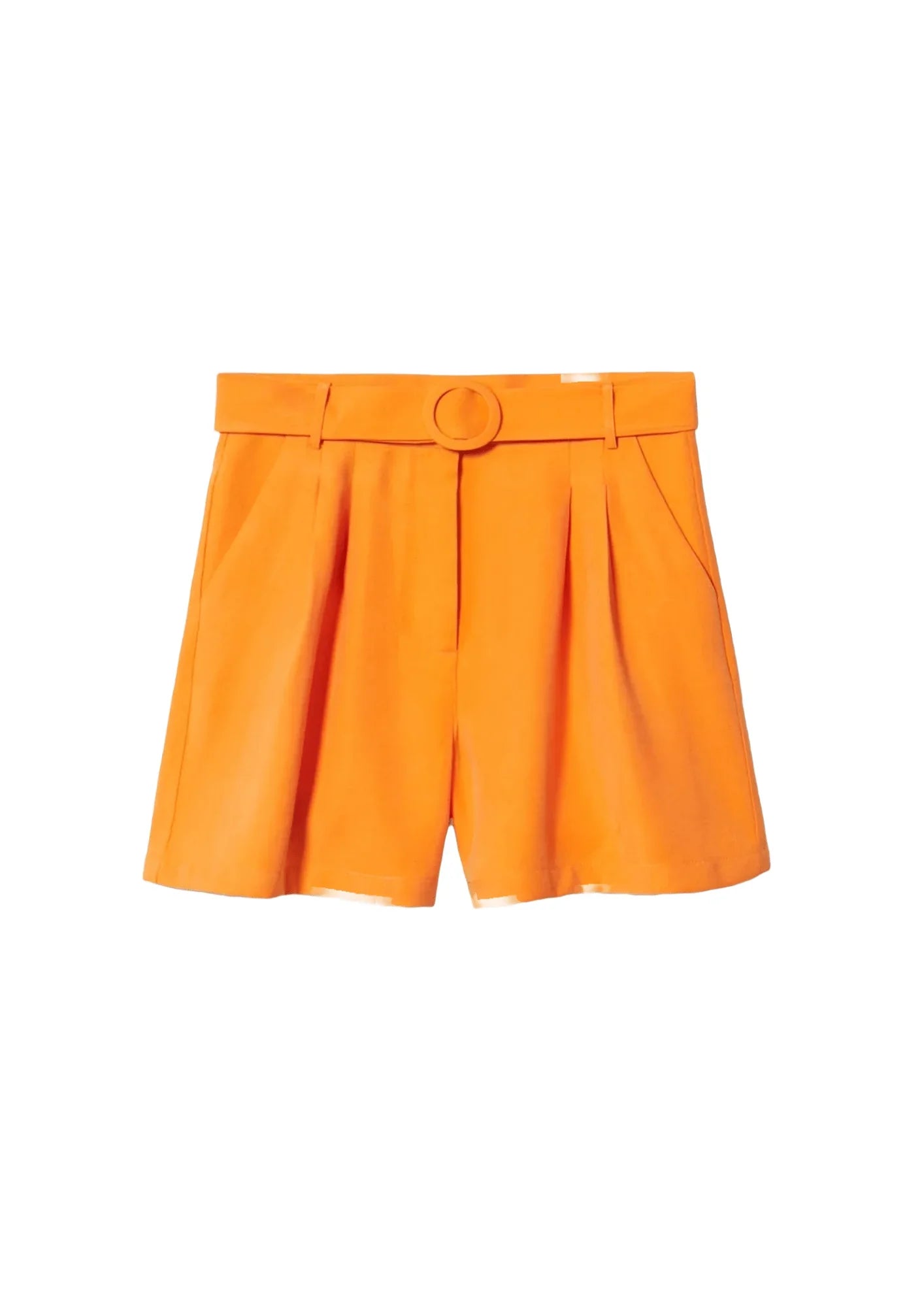 ORANGE BELT HIGH-WAIST SHORTS