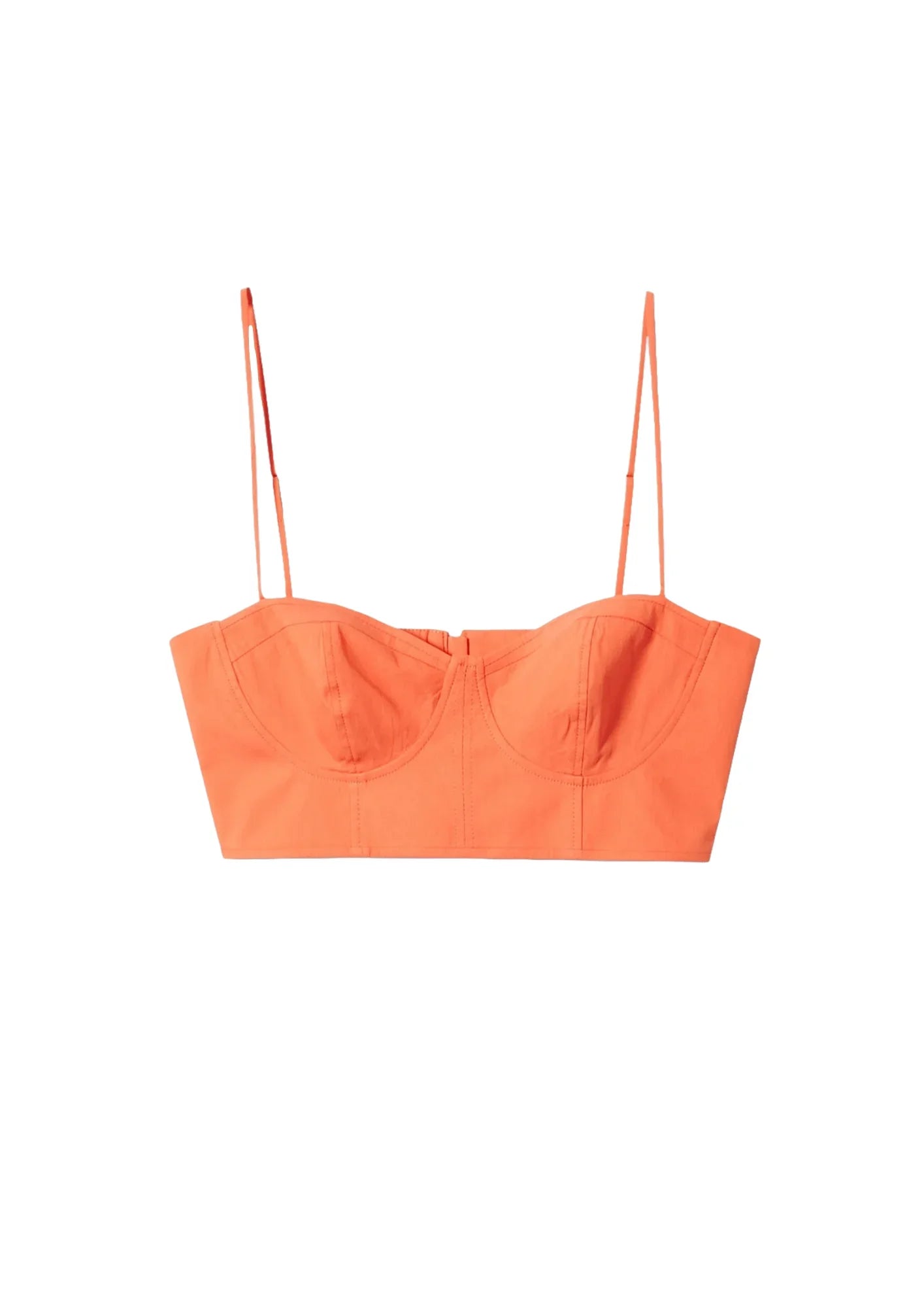 ORANGE CROP TOP