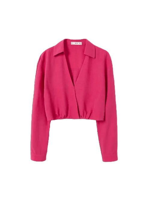 Chemisier cuit fuchsia