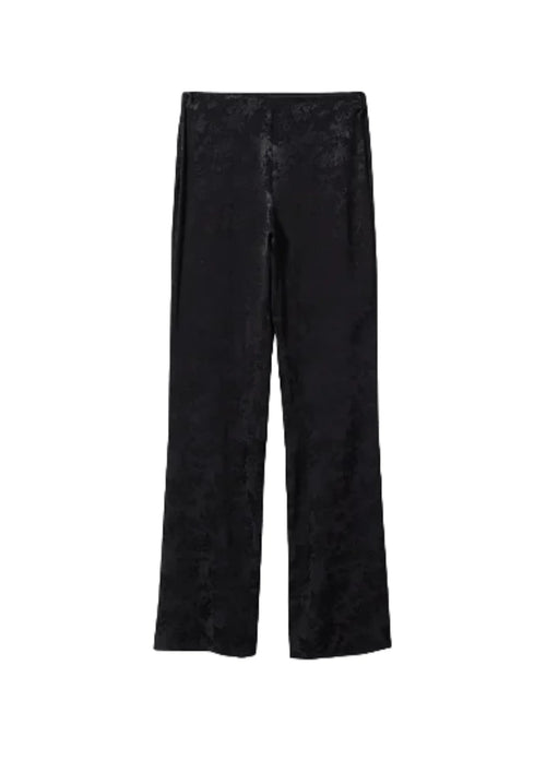 Pantalon jacquard brun