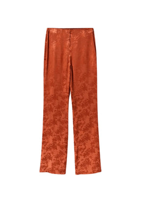 Brown Jacquard Hosen