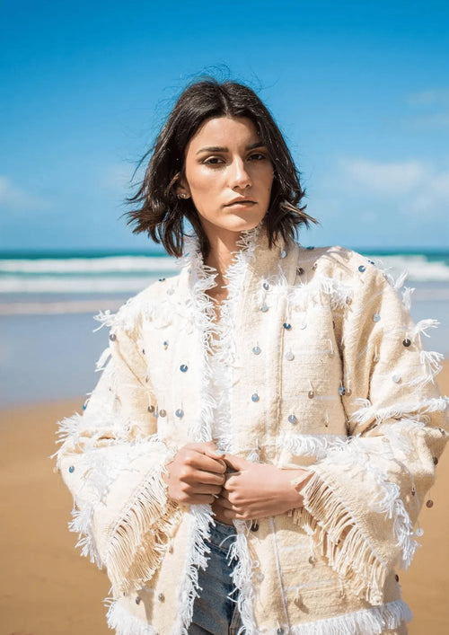 Veste handi à style bohème