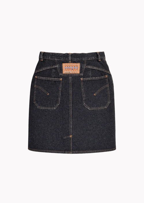 JUPE EN JEAN NOIR