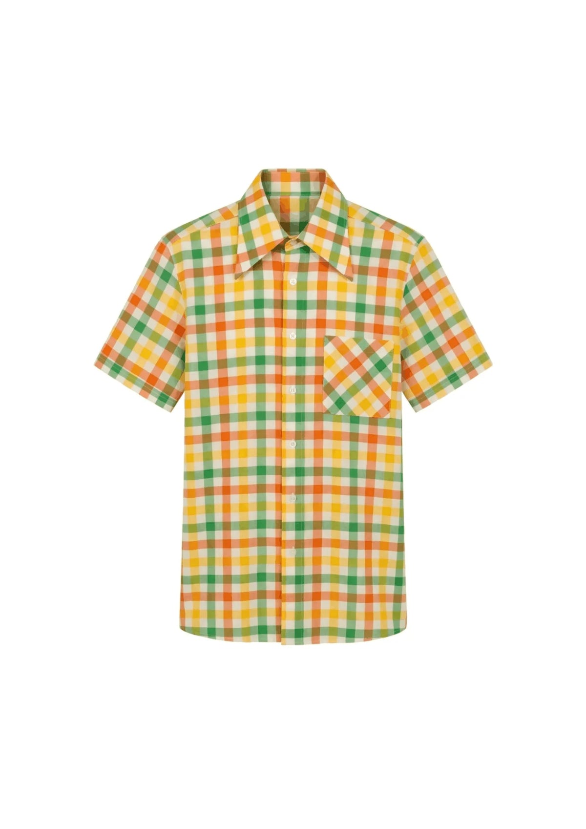 MULTICOLORED SHORT-SLEEVED SHIRT