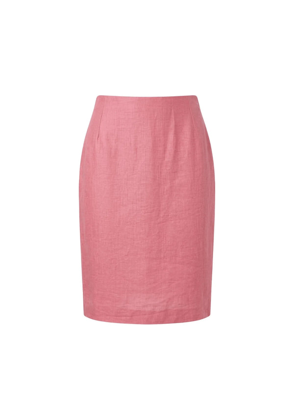 PINK SILK SKIRT