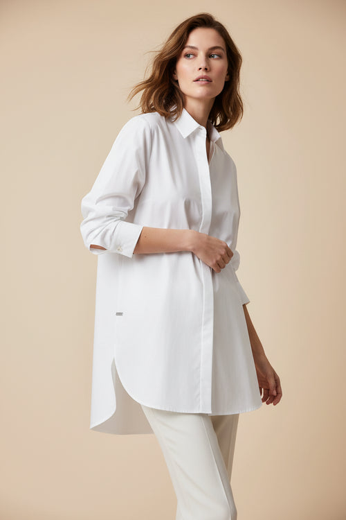 WHITE RHINESTONE DETAIL BLOUSE