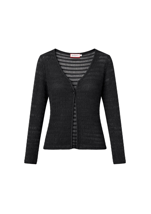 NAVY STRIPED CARDIGAN