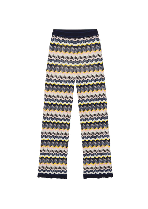 ROSA-GELBE ZICKZACKHOSE